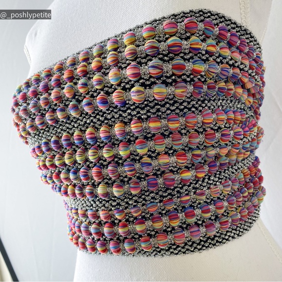 Forever 31 s colorful tube top bandeau - Picture 11 of 15